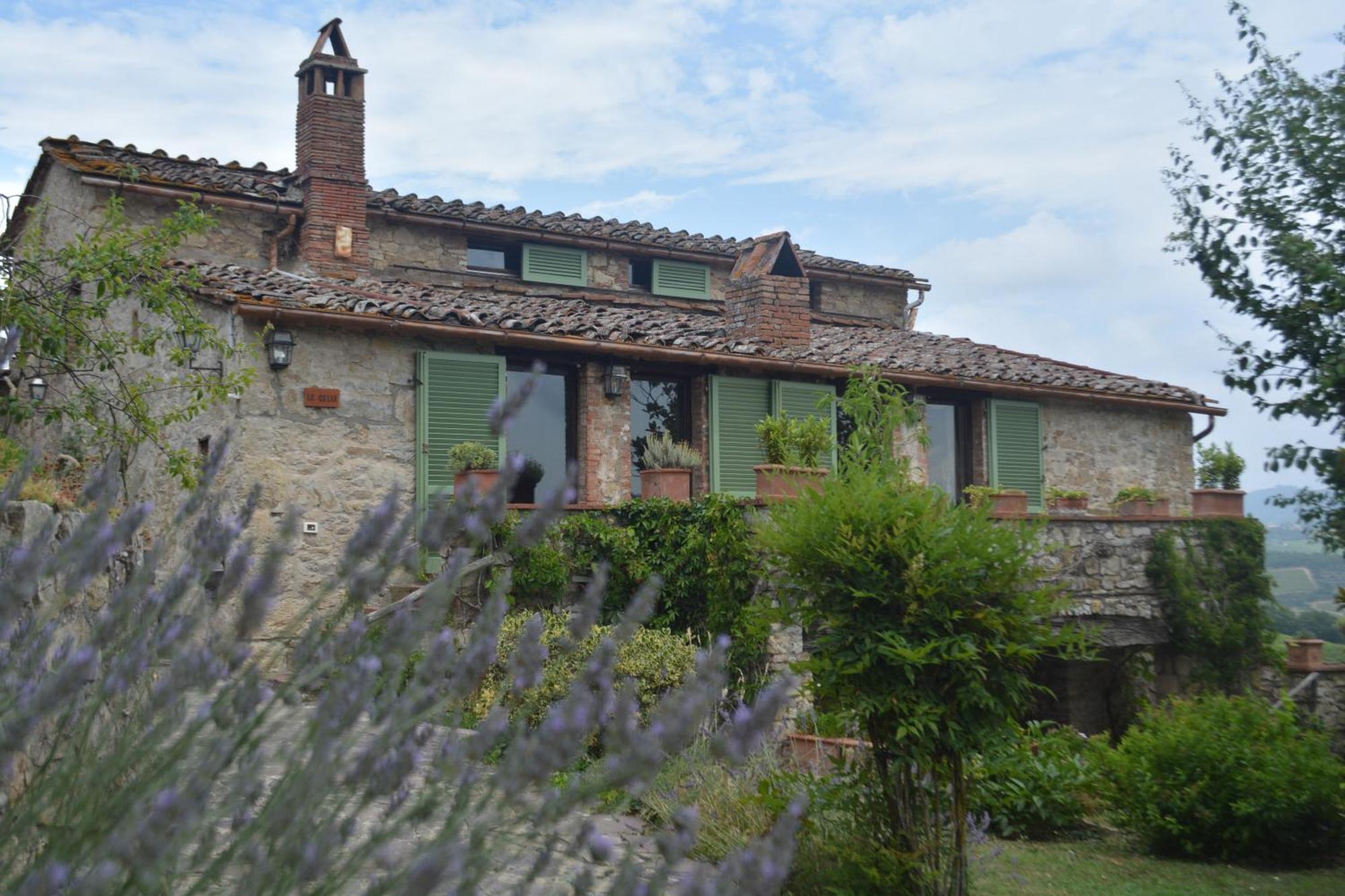 Celle Di Lecchi Nel Chianti Villa San Sano Екстериор снимка
